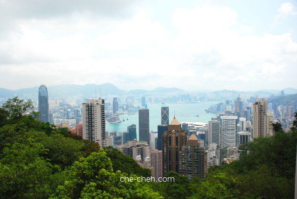 The Famous View From @ The Peak, Hong Kong